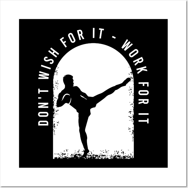 Fighter Design for a Martial Arts Lover Wall Art by AlleyField